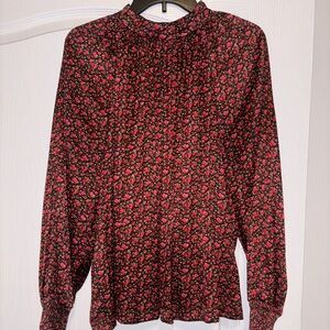 Gap long sleeve shiny top